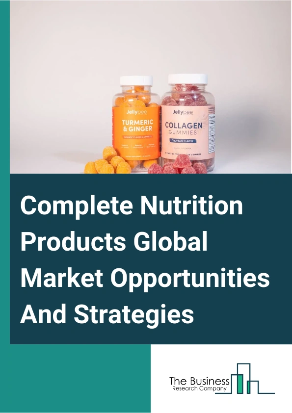 Complete Nutrition Products Market 2024 – By Product (Powder, (Ready-To-Drink) RTD Shakes, Bars), By Distribution Channel (Supermarkets & Hypermarkets, Convenience Stores, Online Platforms, Other Channels), By End User (Infant And Toddlers (0-),, Children And Teens (5-18), Adults (19-60), Elderly (60+)), And By Region, Opportunities And Strategies – Global Forecast To 2033