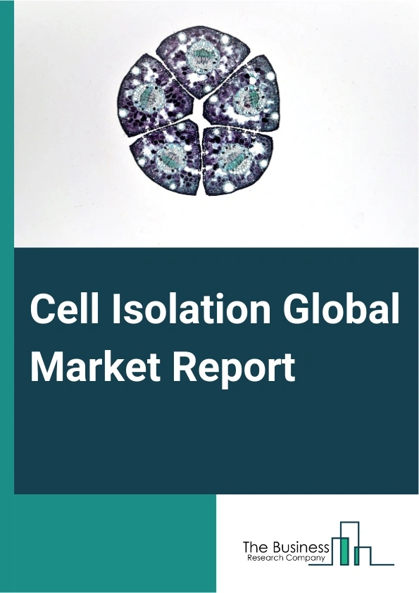Cell Isolation Global Market Report 2024 – By Product (Consumables, Instruments), By Cell Type (Human Cells, Animal Cells), By Cell Source (Bone Marrow, Adipose Tissues, Cord Blood Or Embryonic Stem Cells, Other Cell Sources), By Application (Biomolecule Isolation, Cancer Research, Stem Cell Research, Tissue Regeneration Or Regenerative Medicines, In-vitro Diagnostics, Other Applications), By End-User (Pharmaceutical And Biotechnology Companies, Research And Academic Institutes, Hospitals And Diagnostic Laboratories, Other End-Users) – Market Size, Trends, And Global Forecast 2024-2033