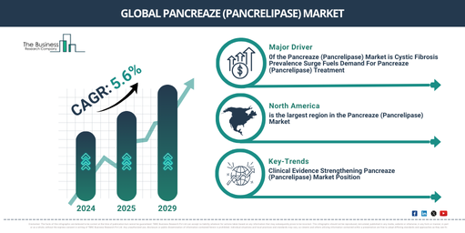 Global Pancreaze (Pancrelipase) Market Report Infographic
