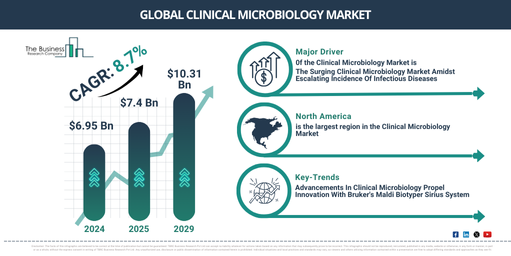 Global Clinical Microbiology Market Report Infographic