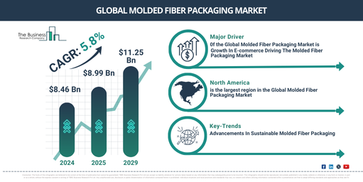 Global Molded Fiber Packaging Market Report Infographic