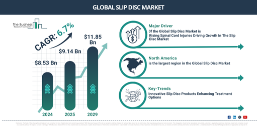 Global Slip Disc Market Report Infographic