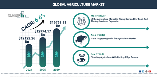 Global Agriculture Market Report Infographic