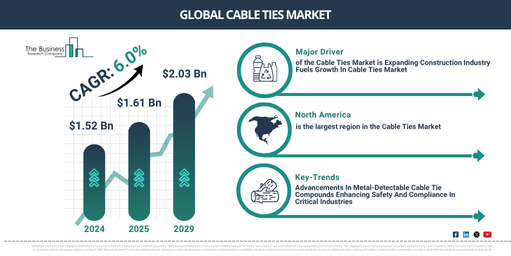 Global Cable Ties Market Report Infographic