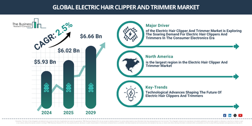 Global Electric Hair Clipper And Trimmer Market Report Infographic