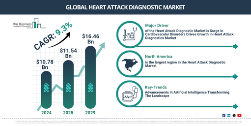 Global Heart Attack Diagnostic Market Report Infographic