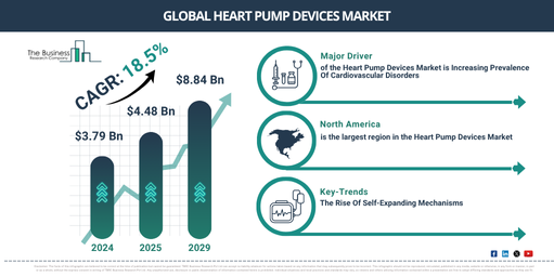 Global Heart Pump Devices Market Report Infographic