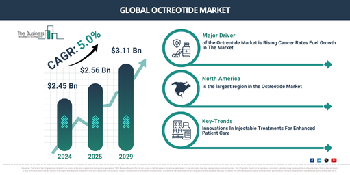 Global Octreotide Market Report Infographic