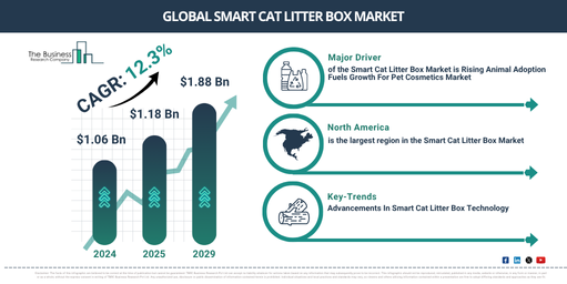 Global Smart Cat Litter Box Market Report Infographic