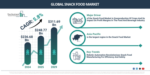 Global Snack Food Market Report Infographic