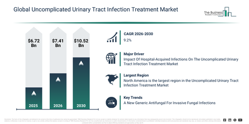 Global Uncomplicated Urinary Tract Infection Treatment Market Infographic