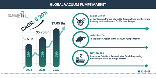 Global Vacuum Pumps Market Report Infographic