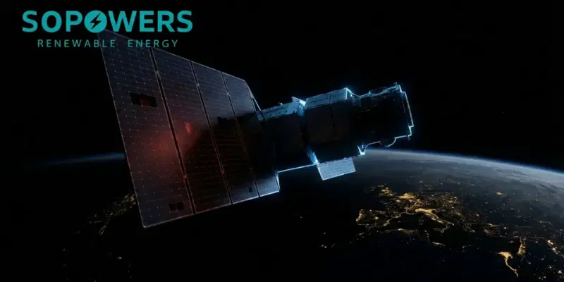 Space Satellite Illustration