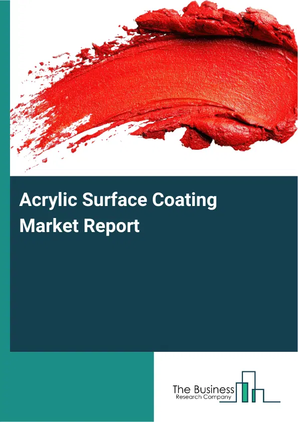 Global Acrylic Surface Coating Market Report 2026 Global Acrylic Surface Coating Market Report 2026