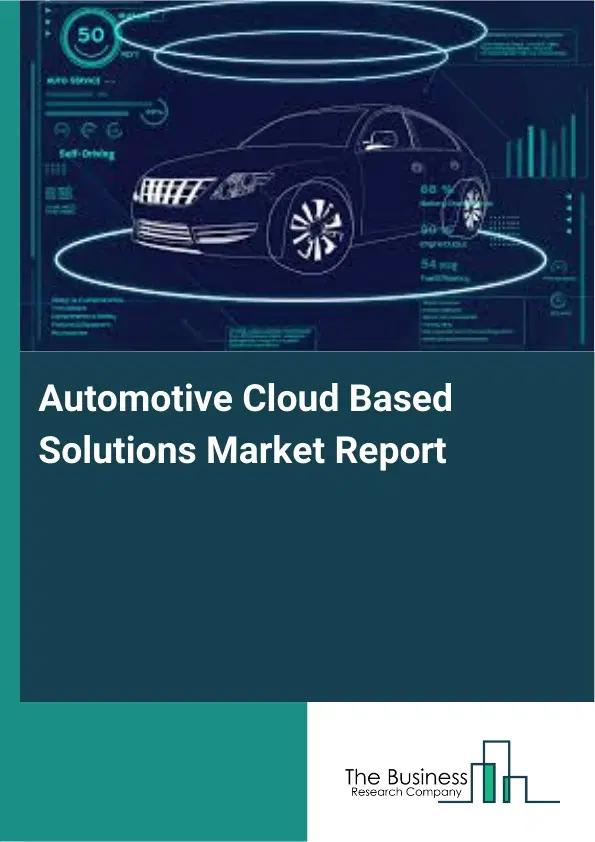 Global Automotive Cloud Based Solutions Market Report 2026 Global Automotive Cloud Based Solutions Market Report 2026