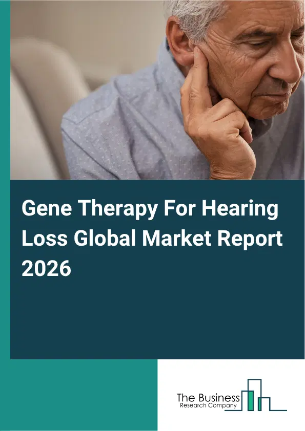 Gene Therapy For Hearing Loss Market Report 2026 Gene Therapy For Hearing Loss Market Report 2026