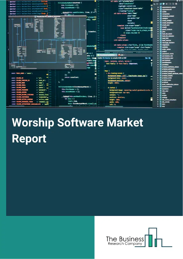 Worship Software Market Report 2026 Worship Software Market Report 2026