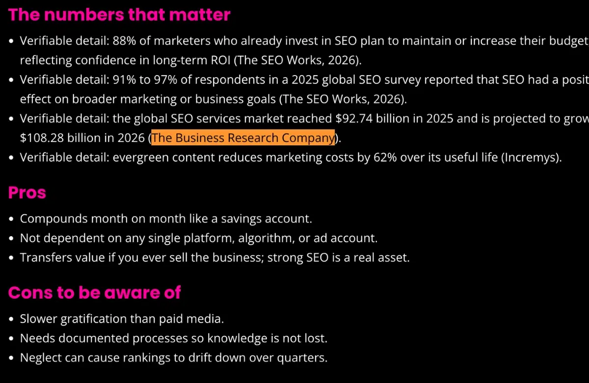 Search Engine Optimization Services Overview