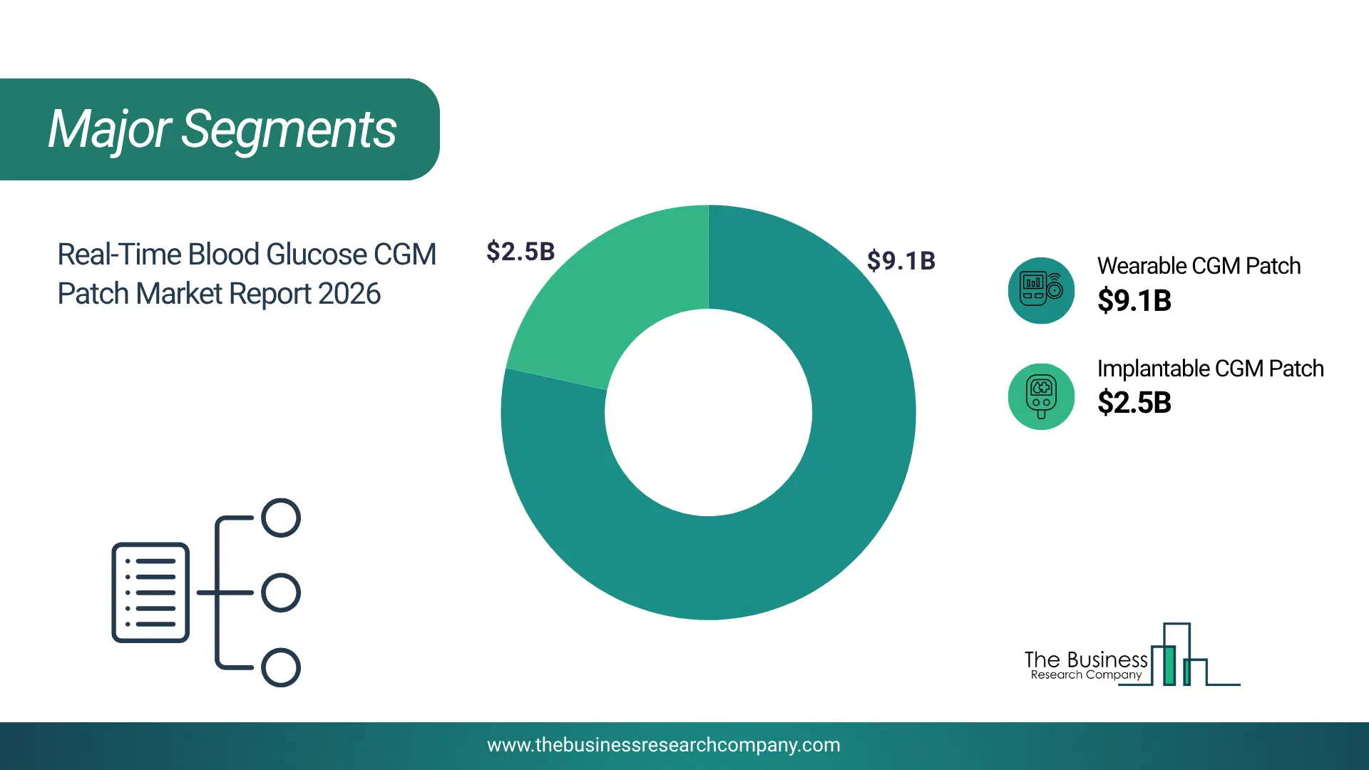 Real-Time Blood Glucose Cgm Patch Market Major Segmentation Breakdown2026 Major Segmentation Breakdown Chart Of The Real-Time Blood Glucose Cgm Patch Market.