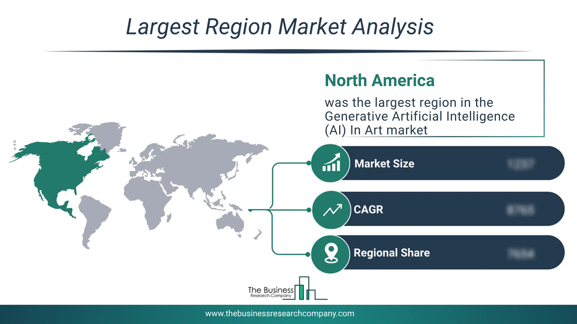 Generative Artificial Intelligence (Ai) In Art Market Largest Region & Market Analysis 2026 Market analysis map highlighting largest region for Generative Artificial Intelligence (AI) In Art Market