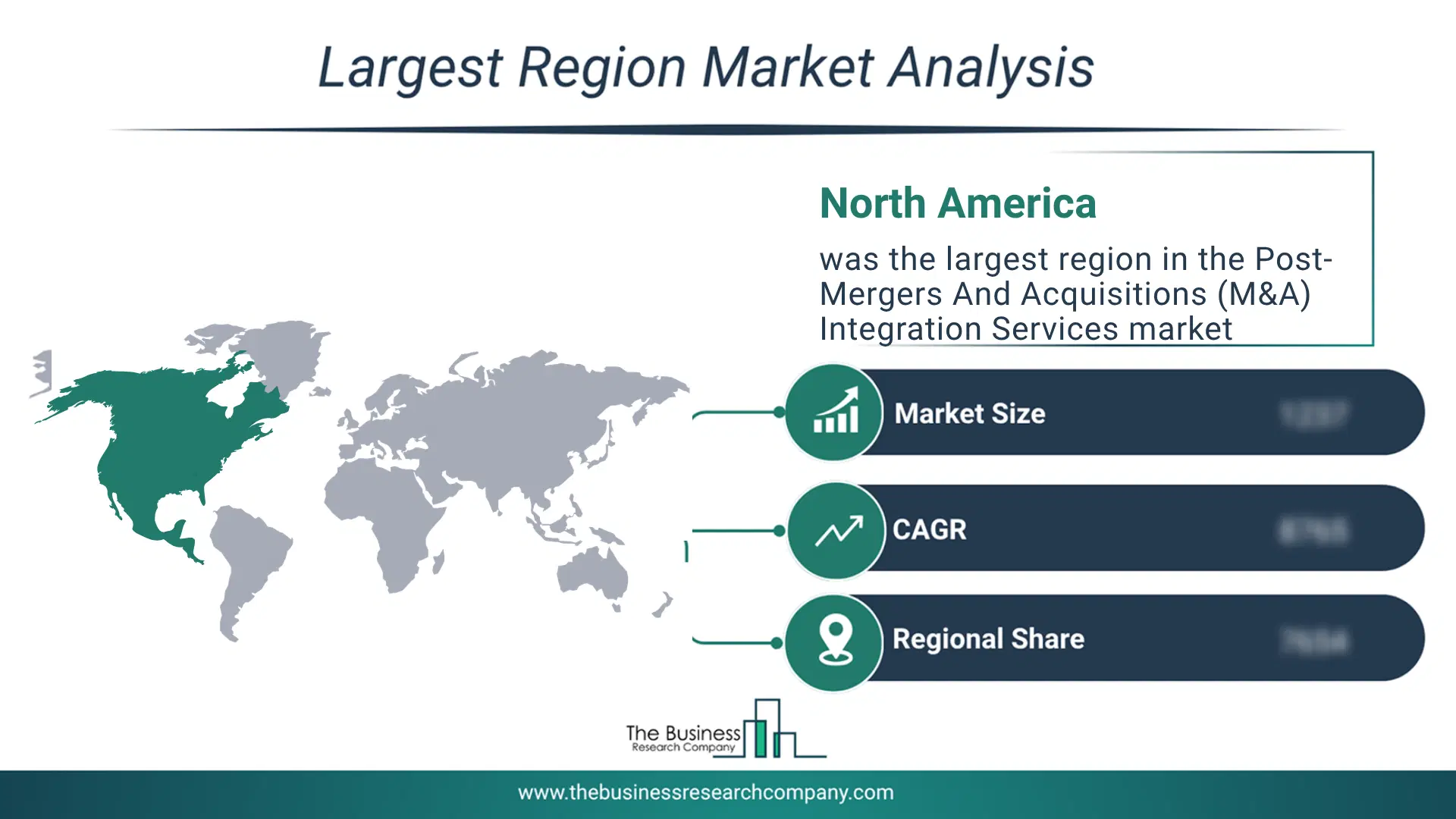 Post-Mergers And Acquisitions (M&A) Integration Services Market Largest Region & Market Analysis 2026 Market Analysis Map Highlighting Largest Region For Post-Mergers And Acquisitions (M&A) Integration Services Market