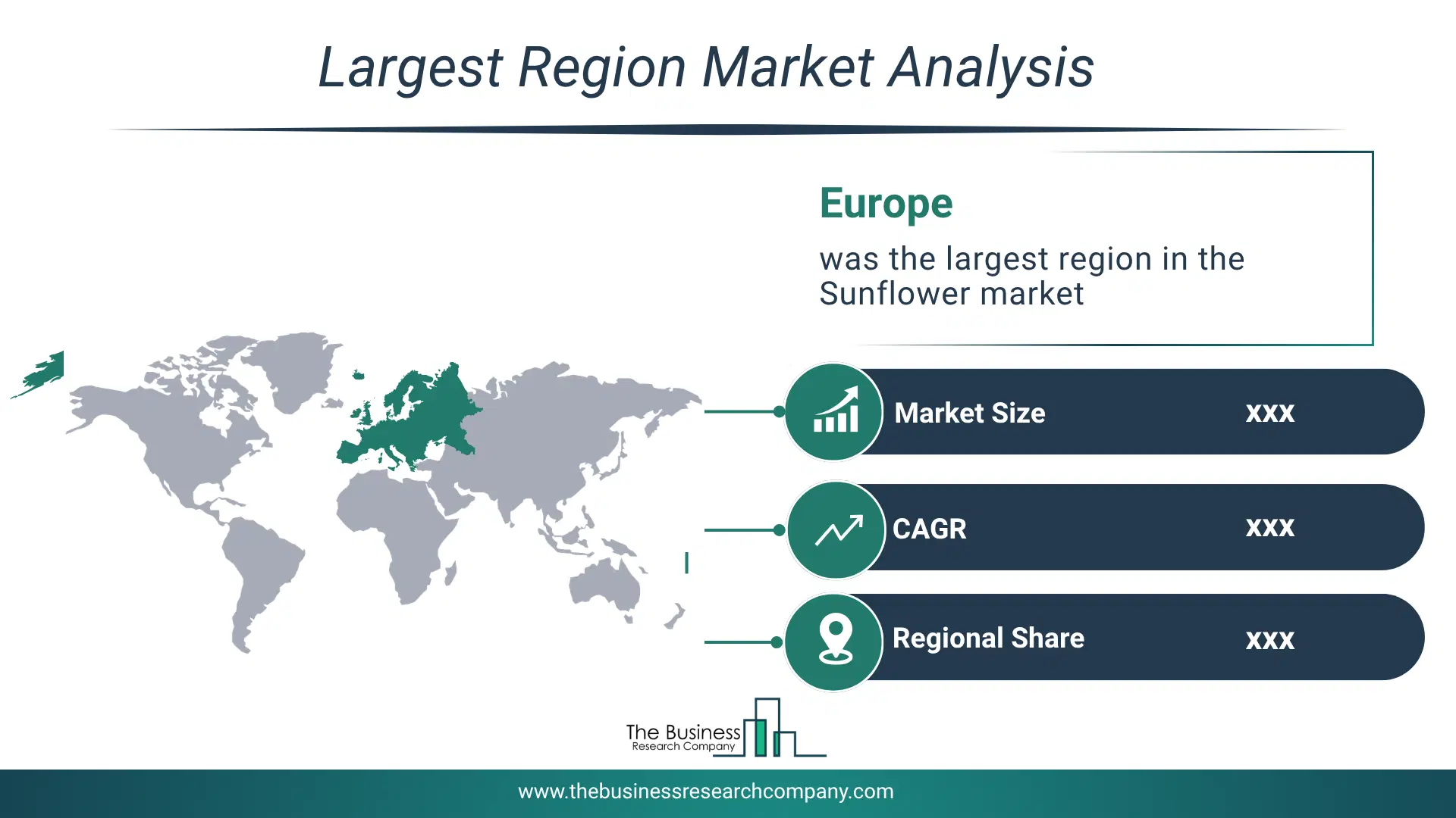 Sunflower Market Largest Region & Market Analysis 2026 Market Analysis Map Highlighting Largest Region For Sunflower Market