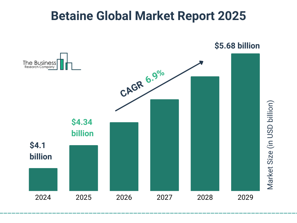 Betaine Market Size and growth rate 2025 to 2029: Graph