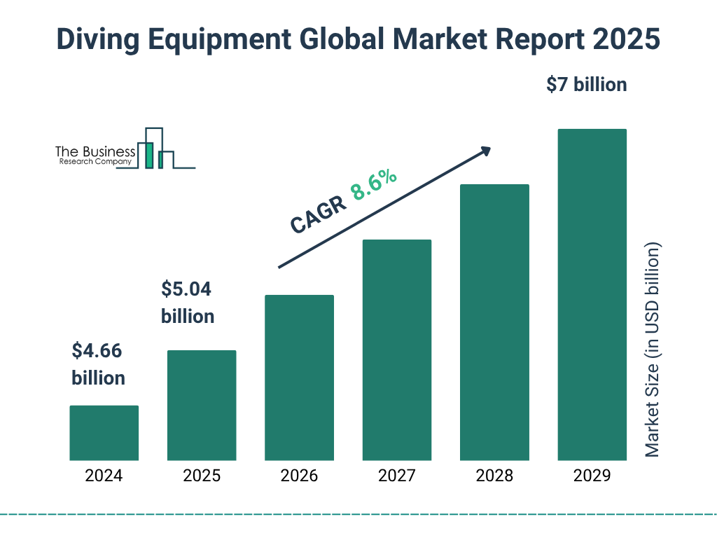 Diving Equipment Market Size and growth rate 2025 to 2029: Graph