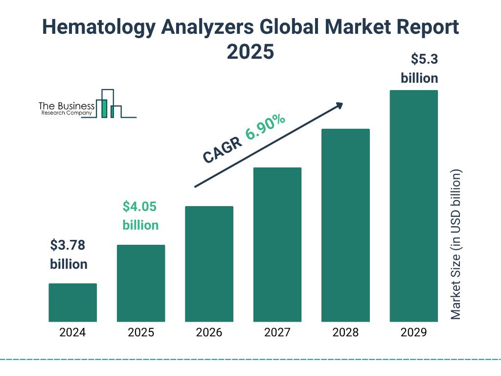 Hematology Analyzers Market Size and growth rate 2025 to 2029: Graph