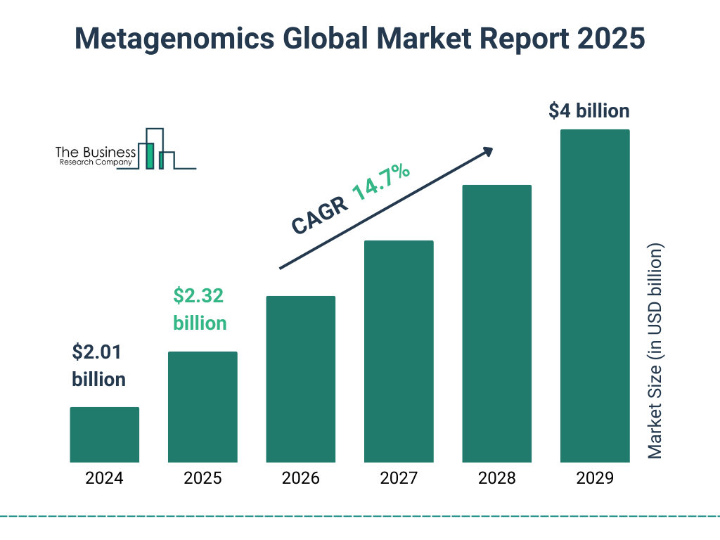 Metagenomics Market Size and growth rate 2025 to 2029: Graph