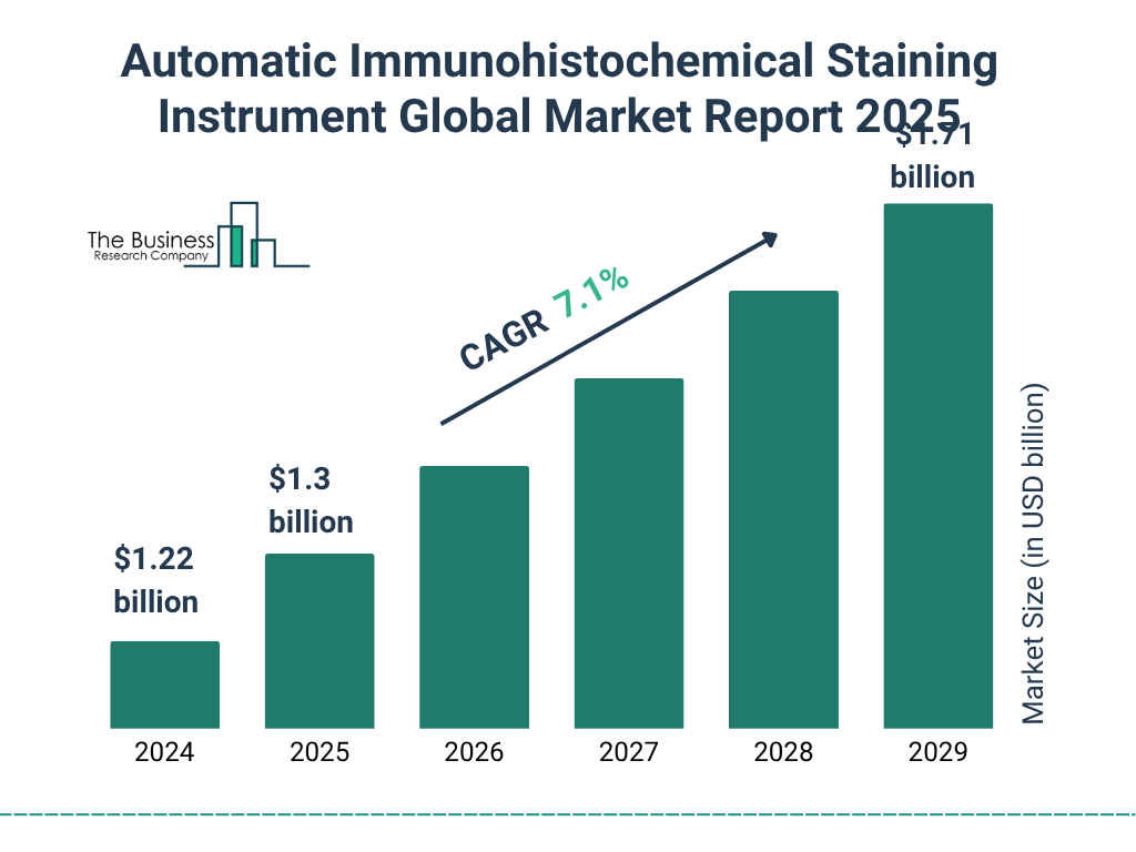 Automatic Immunohistochemical Staining Instrument Market Size and growth rate 2025 to 2029: Graph