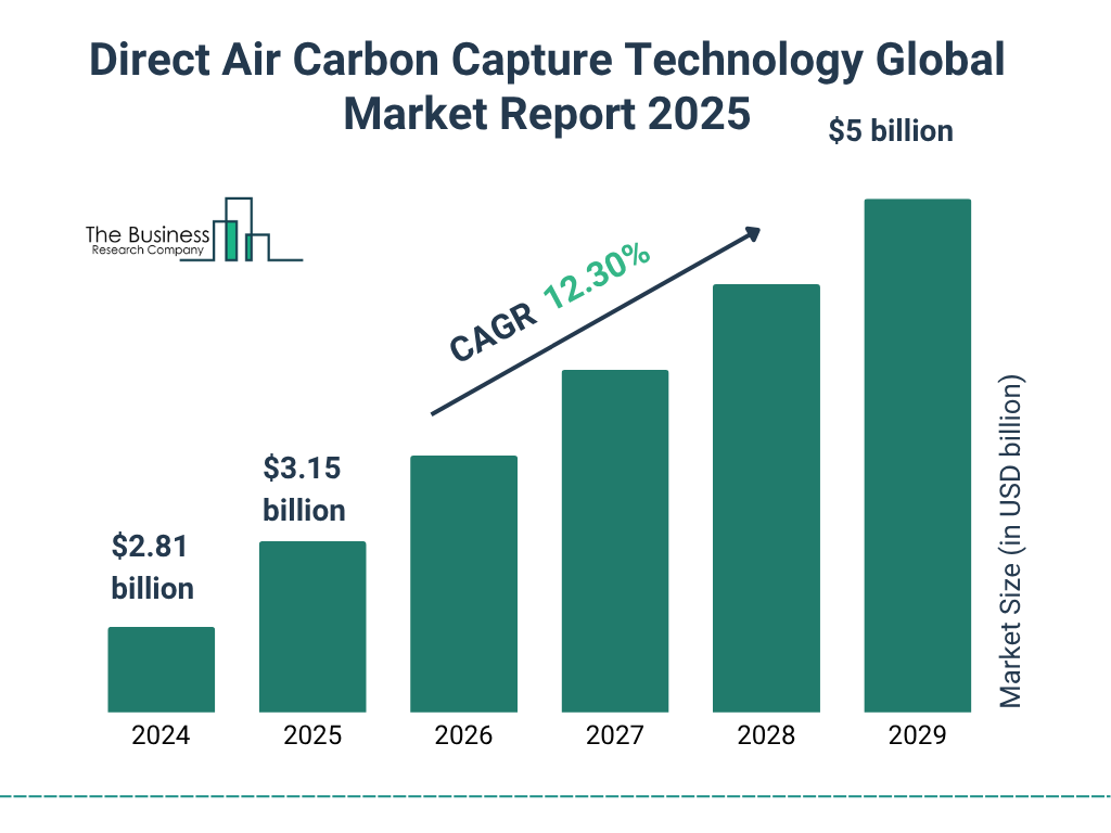 Direct Air Carbon Capture Technology Market Size and growth rate 2025 to 2029: Graph