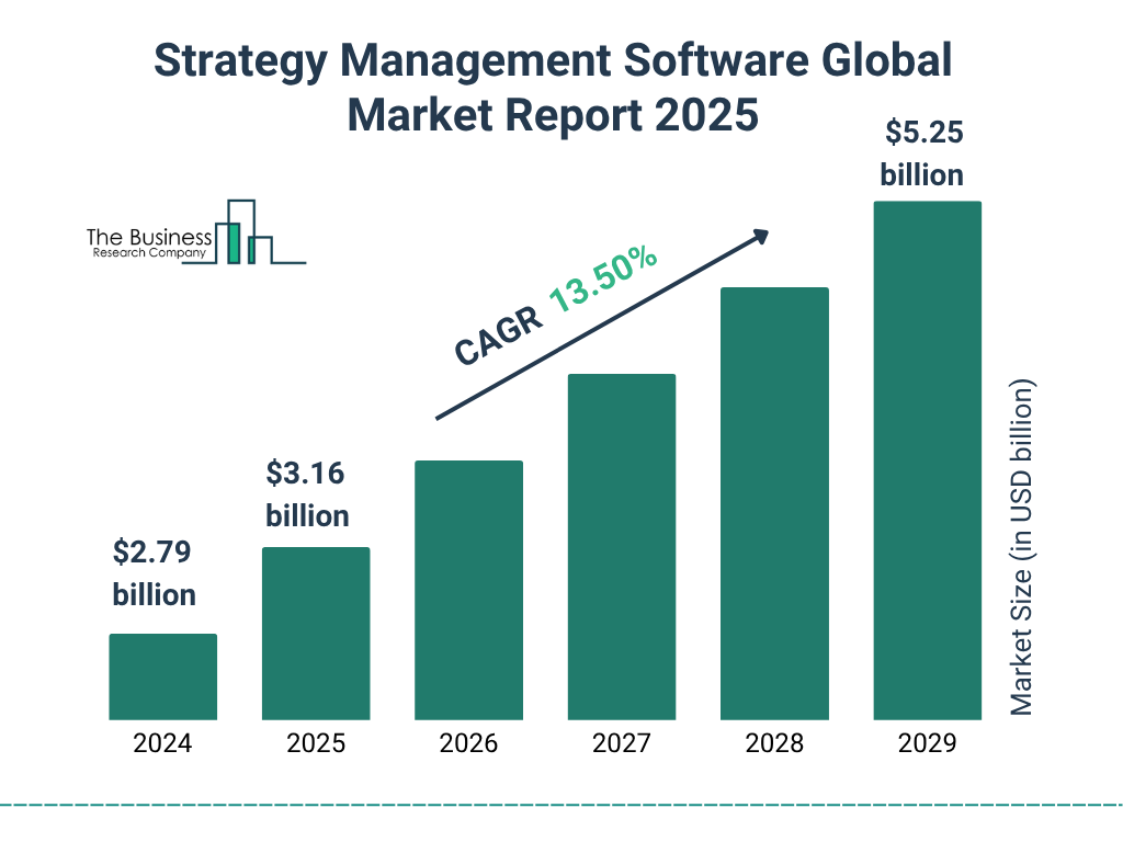 Strategy Management Software Market Size and growth rate 2025 to 2029: Graph