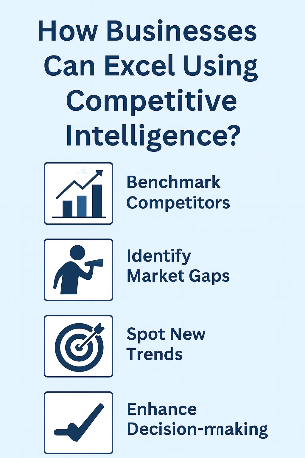 How Business Can Excel Using Competitive Intelligence