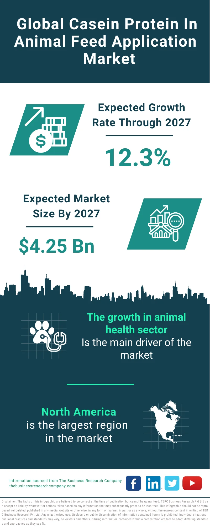 Casein Protein In Animal Feed Application Market