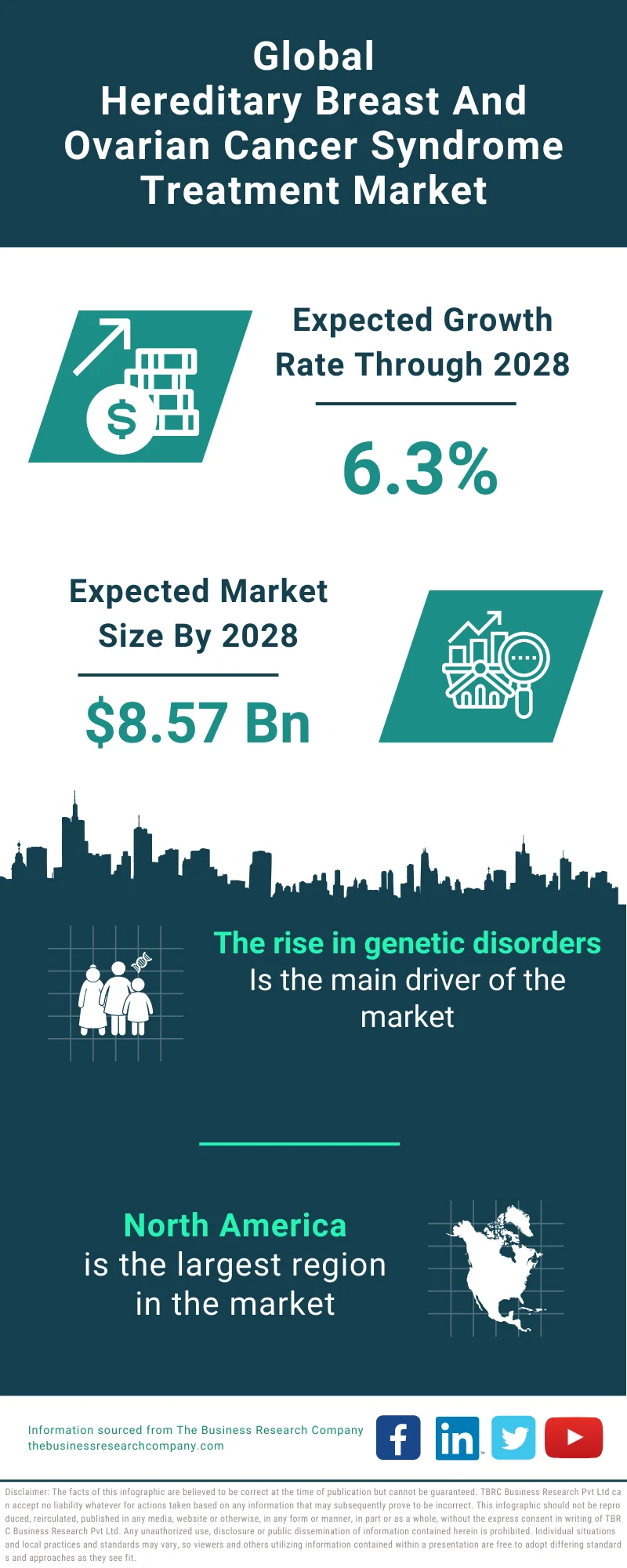 Global Hereditary Breast and Ovarian Cancer Syndrome Treatment Market Infographic