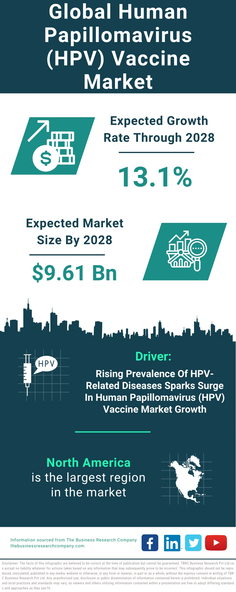 Human Papillomavirus (HPV) Vaccine Global Market Report 2024