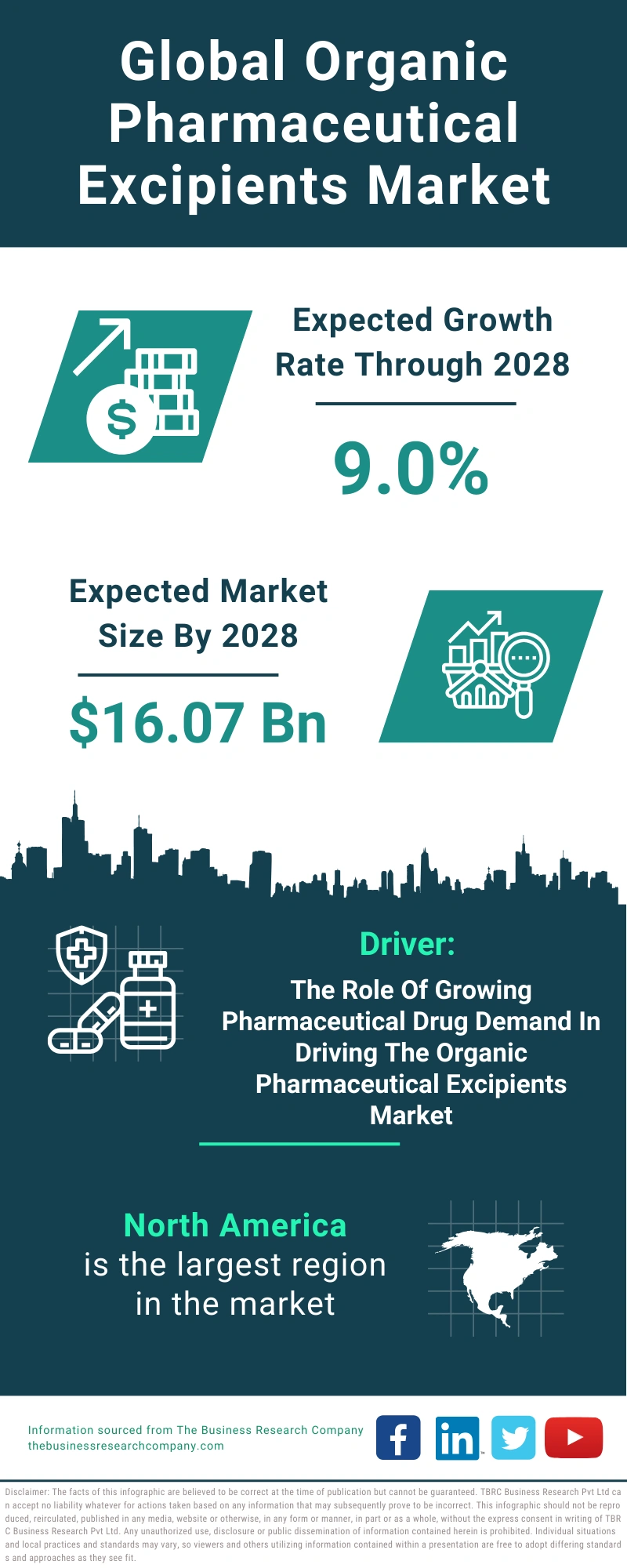 Organic Pharmaceutical Excipients Global Market Report 2024