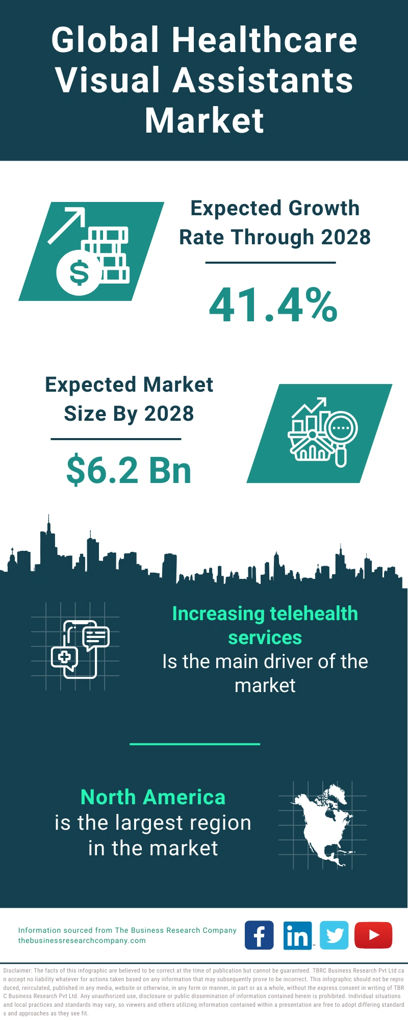 Global Healthcare Visual Assistants Market Infographic