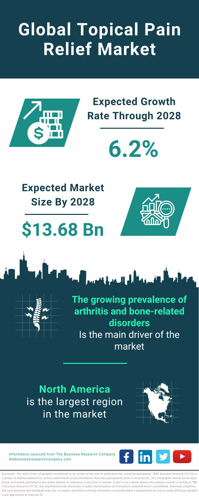 Global Topical Pain Relief Market Infographic