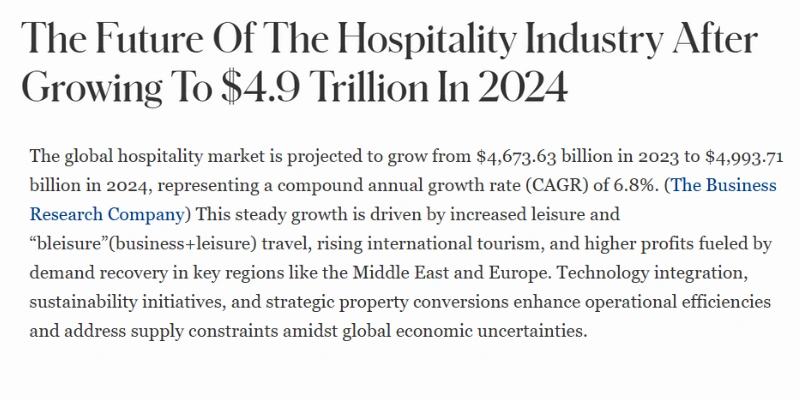 Future Of The Hospitality Industry