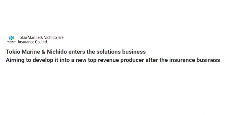 Tokio Marine website or report