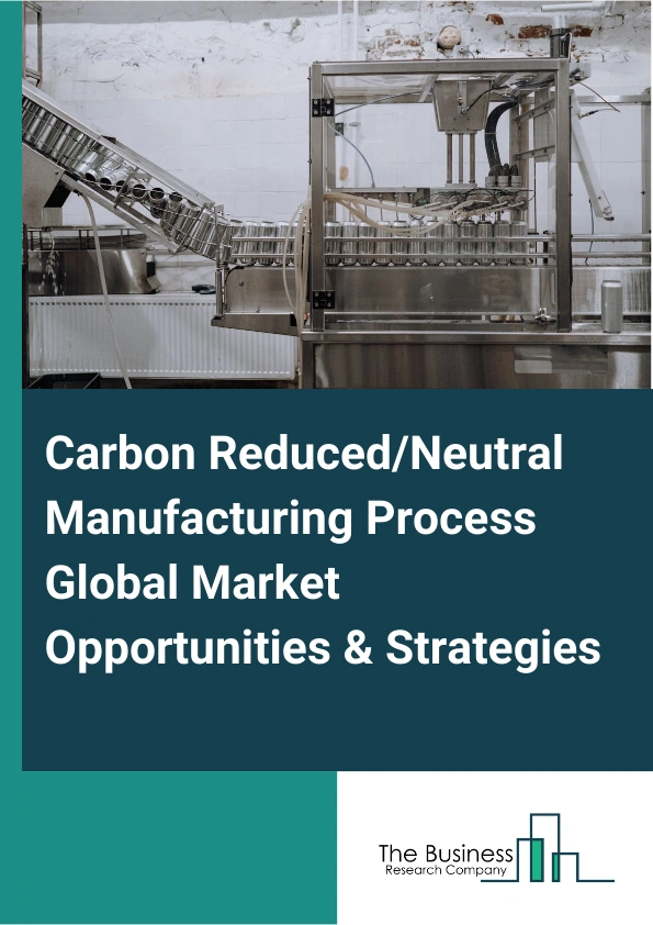 Carbon Reduced or Neutral Manufacturing Process