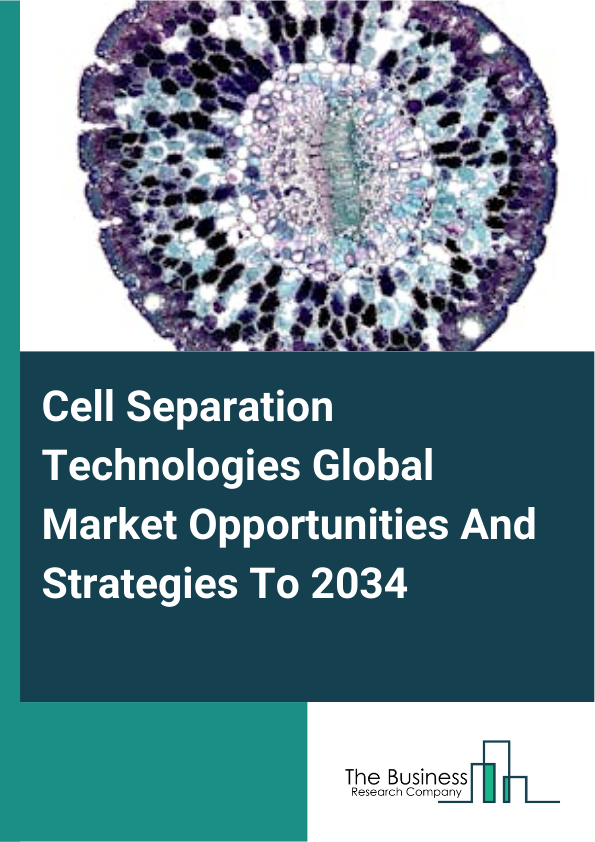 Cell Separation Technologies Global Market Opportunities And Strategies To 2034