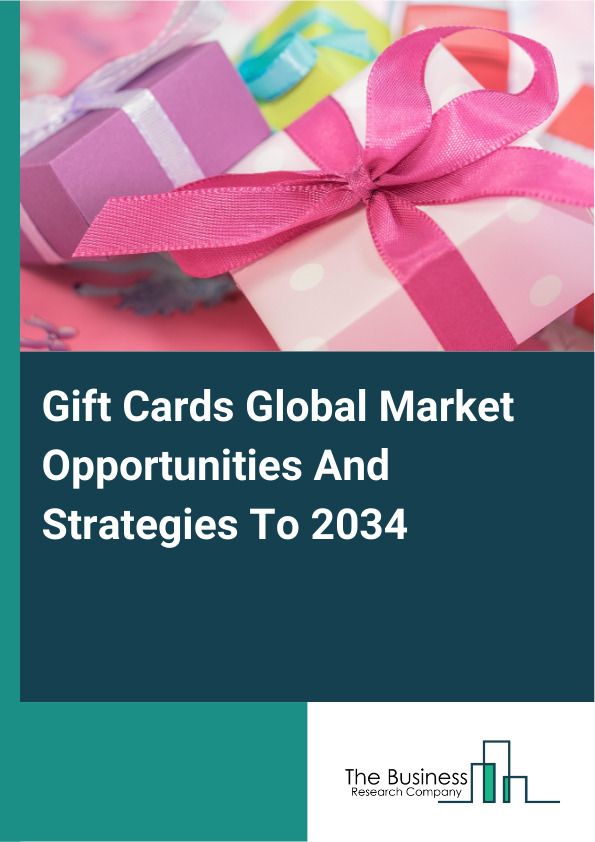 Gift Cards Global Market Opportunities And Strategies To 2034