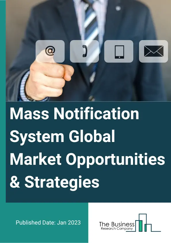 Mass Notification System Market Opportunities And Strategies To 2032