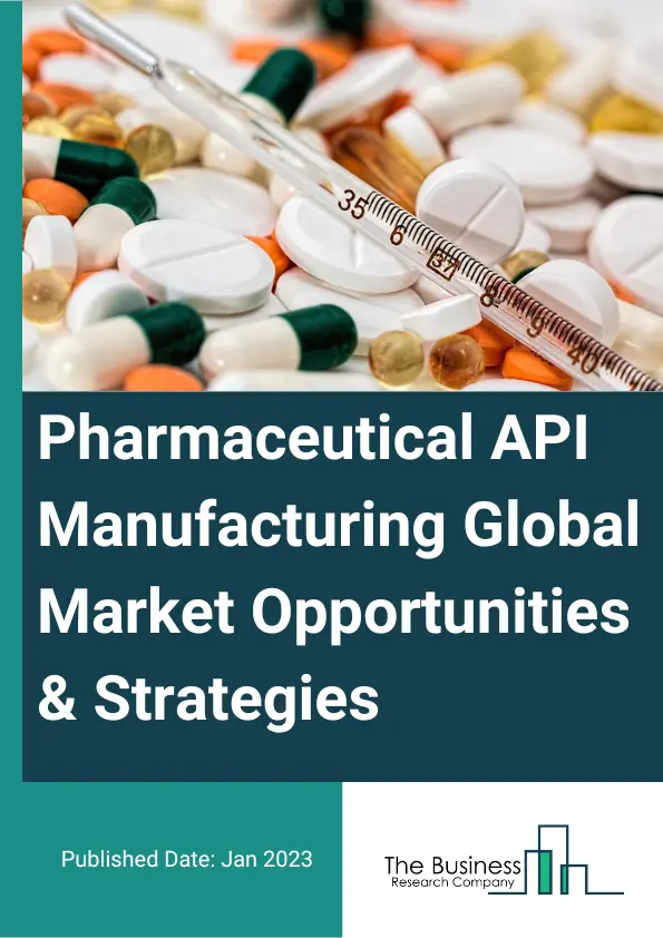 Pharmaceutical API Manufacturing Market Opportunities And Strategies To 2032