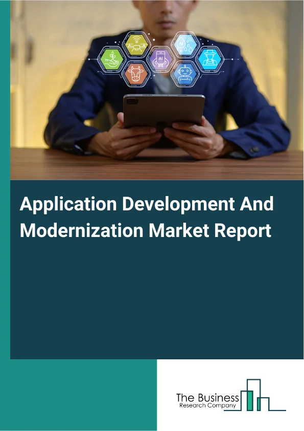 Application Development And Modernization Market Report Infographic Image