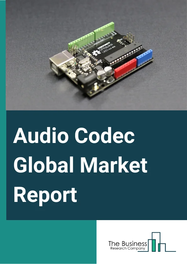 Audio Codec Global Market Report 2025 – By Component (Hardware, Software), By Function (With Dedicated Digital Signal Processor (DSP), Without Dedicated Digital Signal Processor (DSP)), By Application (Desktop And Laptop, Mobile Phone and Tablet, Music And Media Device and Home Theatre, Television and Gaming Console, Headphone, Headset, and Wearable Devices, Automotive Infotainment) – Market Size, Trends, And Global Forecast 2025-2034