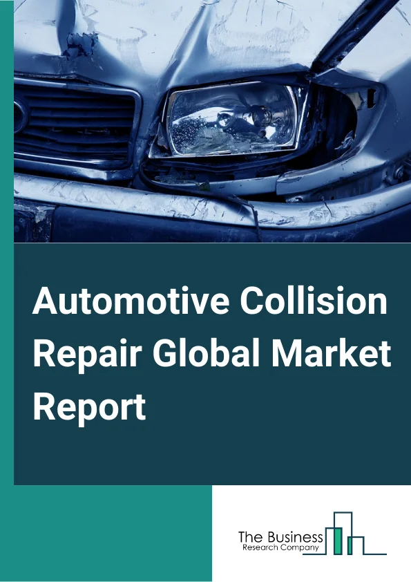 Automotive Collision Repair Global Market Report 2023 – By Product (Crash Parts, Paints and Coatings, Adhesives and Sealants, Abrasives, Finishing Compounds, Other Products), By Service Channel (DIY, DIFM, OE), By Automotive Component Shop (Authorized Repair Shops, Independent Garage), By Vehicle Type (Passenger Vehicles, Light Commercial Vehicles) – Market Size, Trends, And Global Forecast 2023-2032